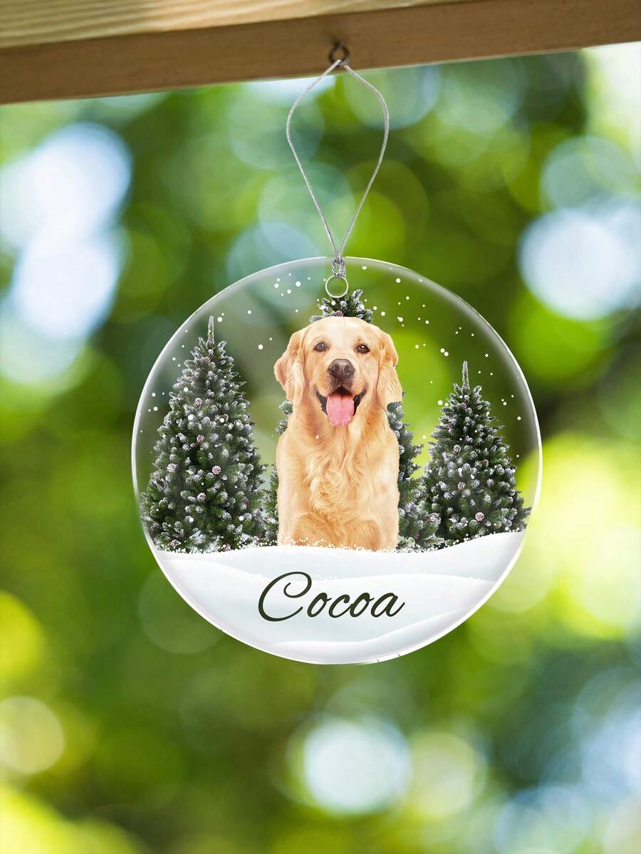 Personalized Custom Photo & Name Ornament Christmas Gift!
