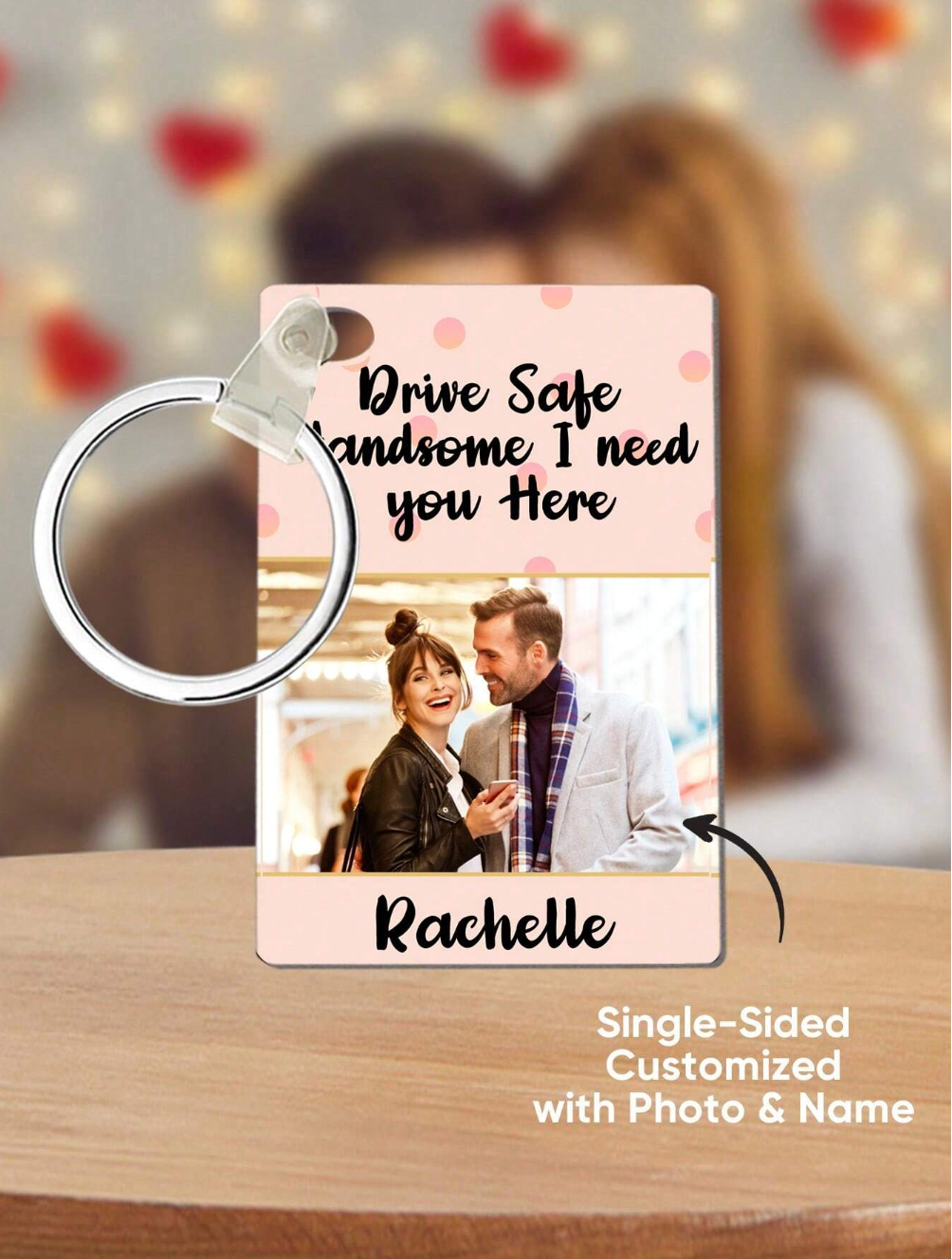 Personalized Family Photo Keychain