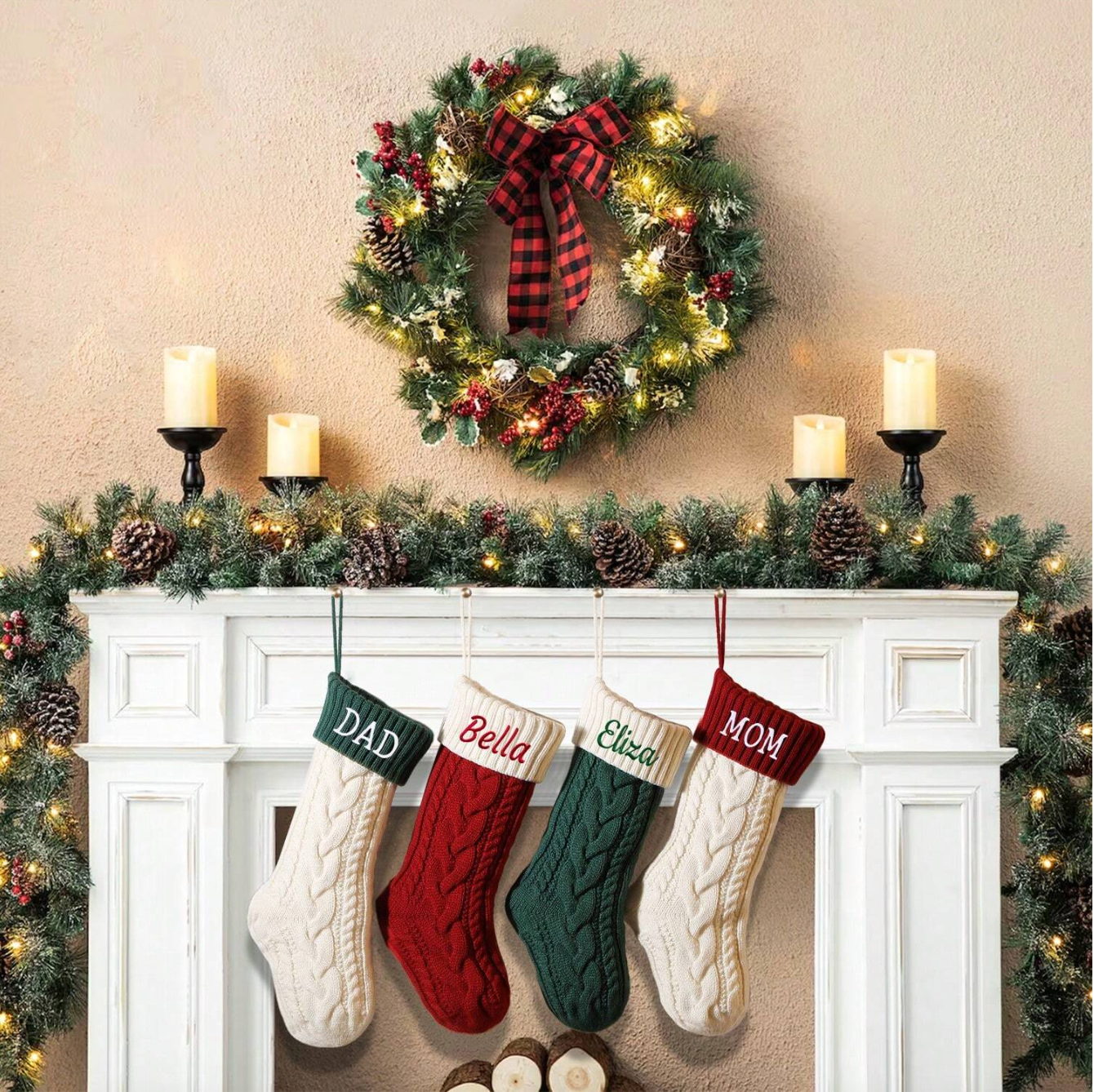 Personalized Embroidered Christmas Stocking