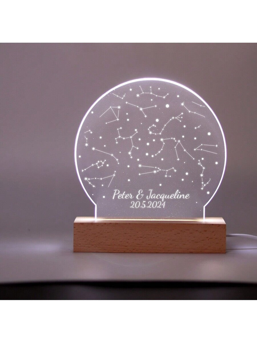 Personalized 3D Constellation LED Light