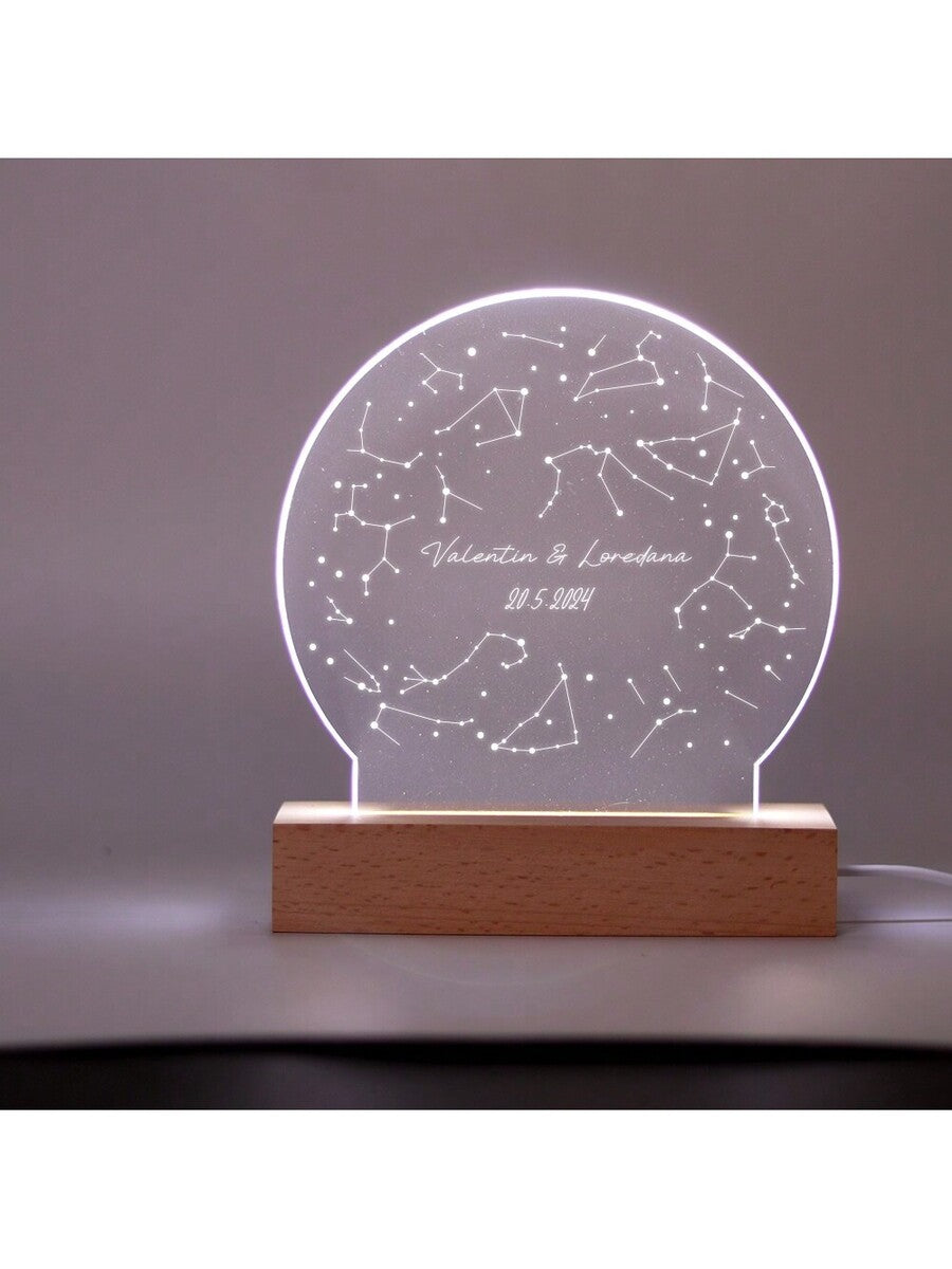 Personalized 3D Constellation LED Light