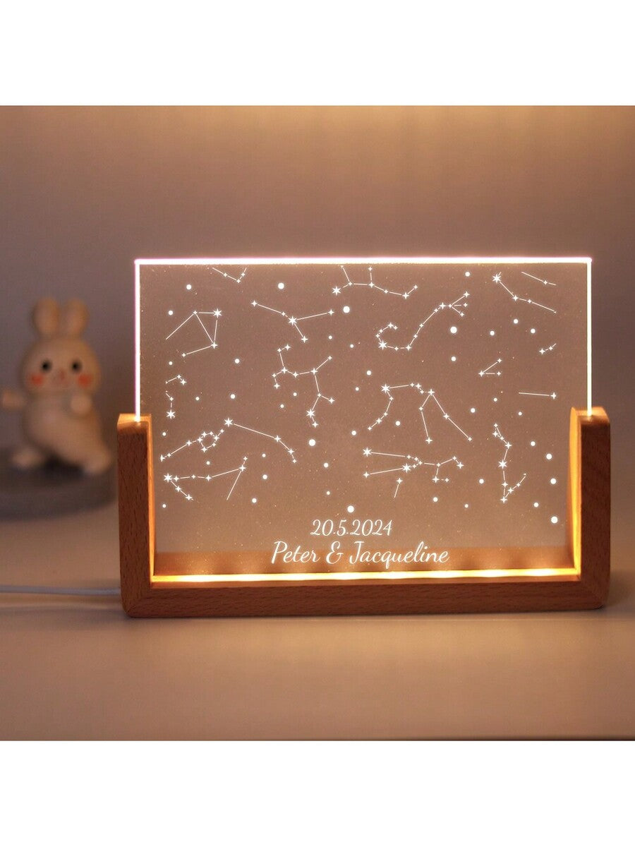 Personalized 3D Constellation LED Light