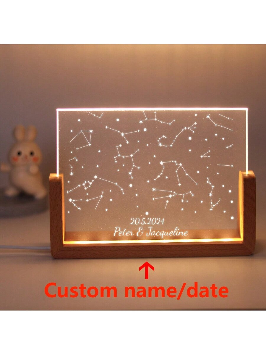 Personalized 3D Constellation LED Light