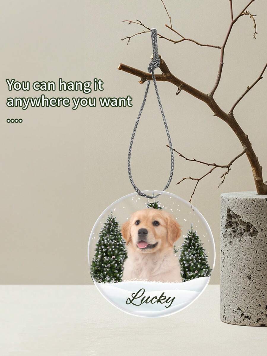Personalized Custom Photo & Name Ornament Christmas Gift!