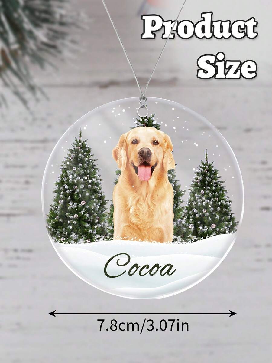 Personalized Custom Photo & Name Ornament Christmas Gift!