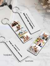 Personalized Family Photo Keychain