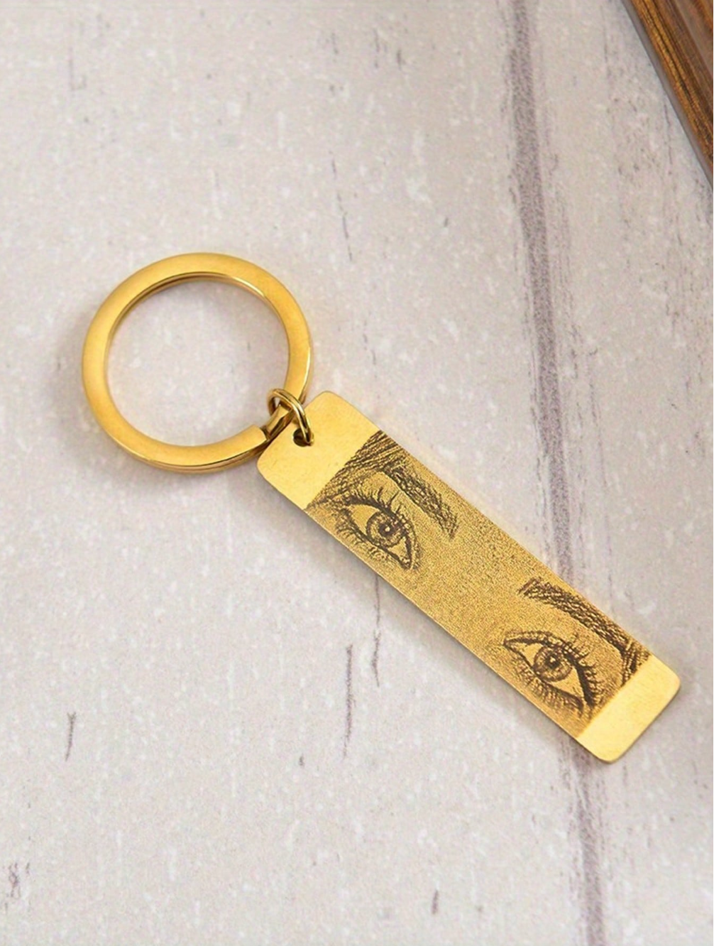 Custom Eye Image Keychain