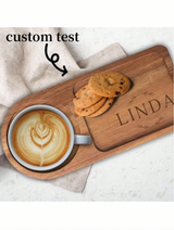 Personalized Engraved Tea & Biscuit Board