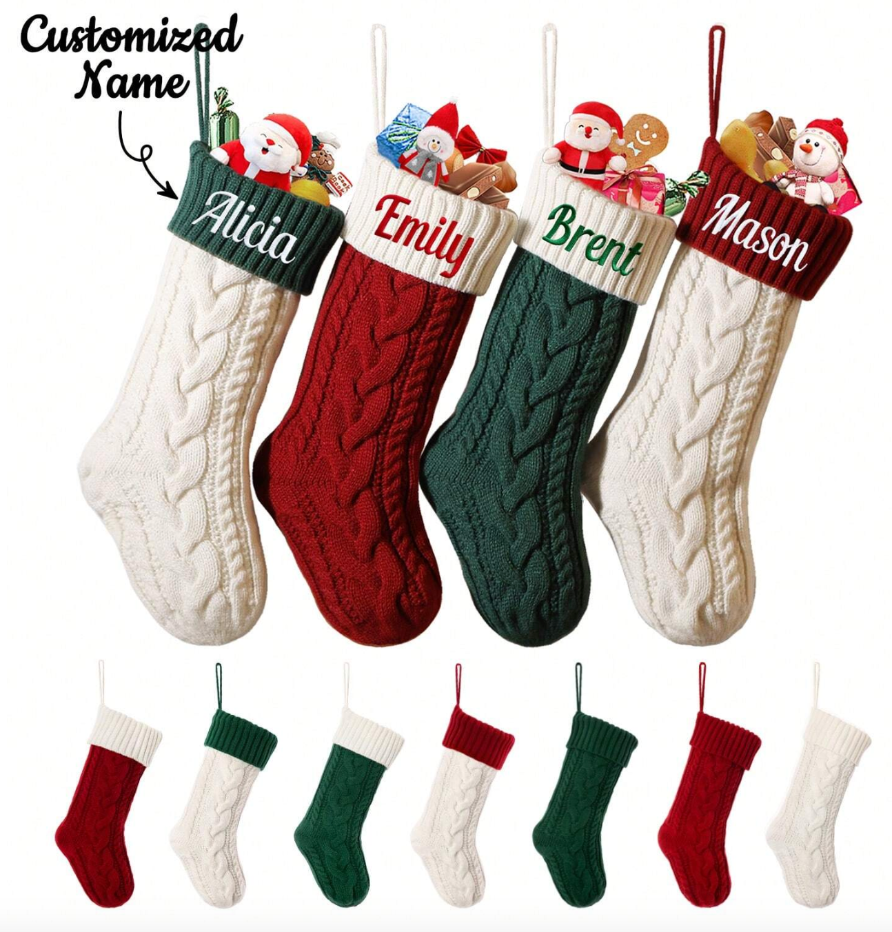 Personalized Embroidered Christmas Stocking