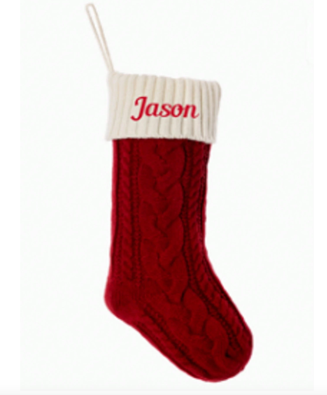 Personalized Embroidered Christmas Stocking